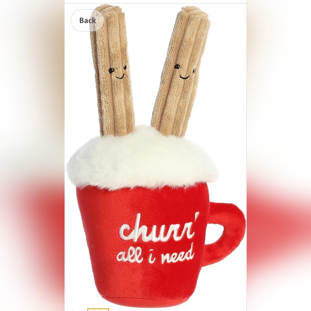 Plush mug and churro love  mug